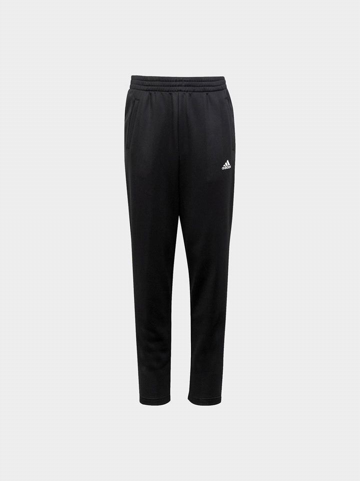 ADIDAS U FT PANT PANTALONE FELPA BAMBINO Nero Bianco ... 